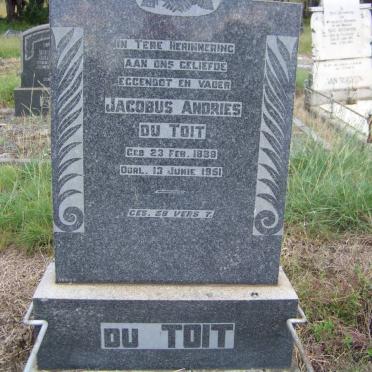 TOIT Jacobus Andries, du 1888-1951