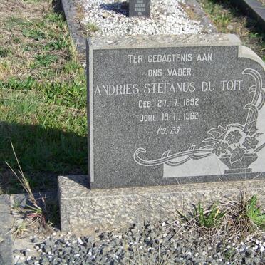 TOIT Andries Stefanus, du 1892-1962