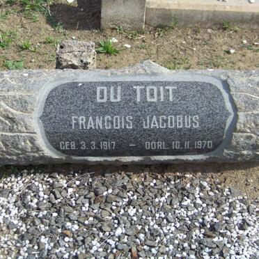 TOIT Francois Jacobus, du 1917-1970