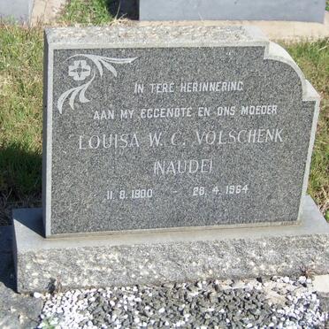 VOLSCHENK Louisa W.C. nee NAUDE 1900-1964