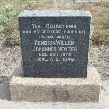 VENTER Hendrik Willem Johannes 1878-1948