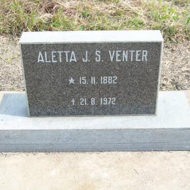 VENTER Aletta J.S. 1882-1972