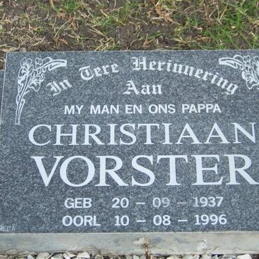 VORSTER Christiaan 1937-1996