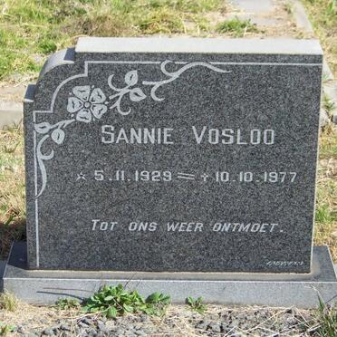 VOSLOO Sannie 1929-1977