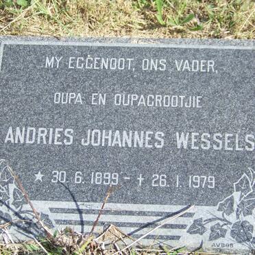 WESSELS Andries Johannes 1899-1979