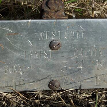 WESTCOTT Ernest Calvin 1914-1969