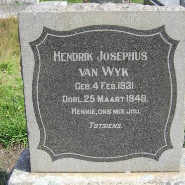 WYK Hendrik Josephus, van 1931-1948