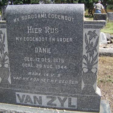 ZYL Danie, van 1875-1944