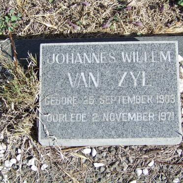 ZYL Johannes Willem, van 1903-1971