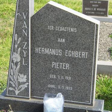 ZYL Hermanus Echbert Pieter, van 1931-1973
