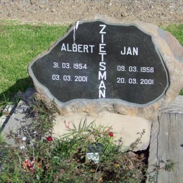 ZIETSMAN Albert 1954-2001 :: ZIETSMAN Jan 1956-2001