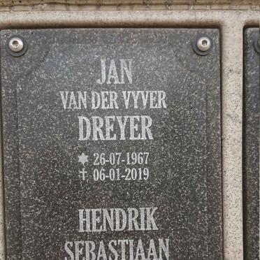 DREYER Jan van der Vyver 1967-2019 :: DREYER Hendrik Sebastiaan 1973-