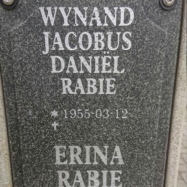 RABIE Wynand Jacobus Daniël 1955- &amp; Erina 1955-