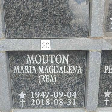 MOUTON Maria Magdalena 1947-2018