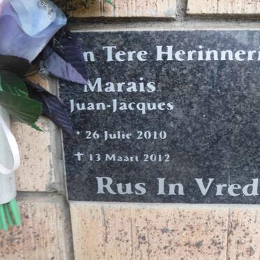 MARAIS Juan-Jacques 2010-2012