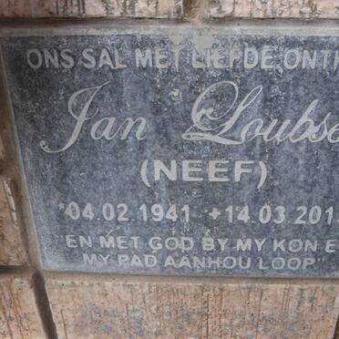 LOUBSER Jan 1941-2015