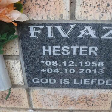 FIVAZ Hester 1958-2013