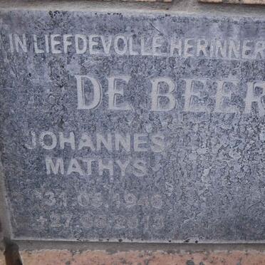 BEER Johannes Mathys, de 1946-2013