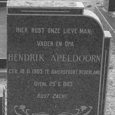 APELDOORN Hendrik 1905-1963