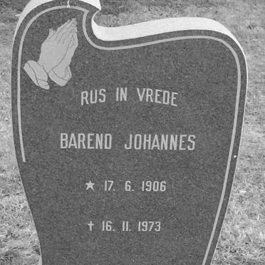 BRITZ Barend Johannes 1906-1973