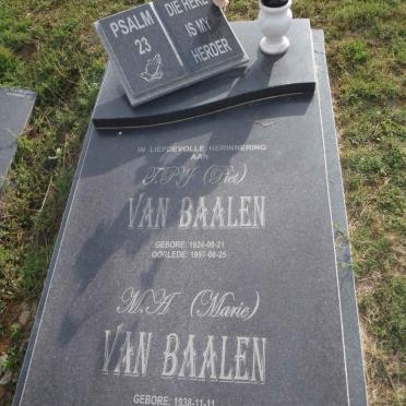 BAALEN T.P.J., van 1924-1997 &amp; M.A. 1938-2015