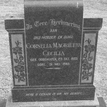BOTHA Cornelia Magrietha Cecilia nee OOSTHUIZEN 1885-1965