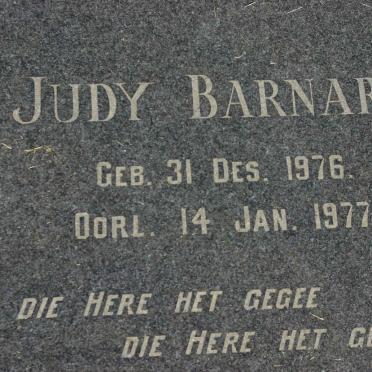 BARNARD Judy 1976-1977