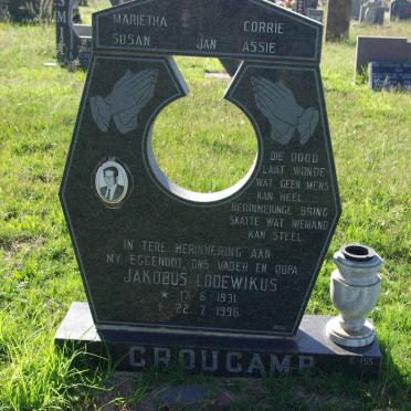 CROUCAMP Jakobus Lodewikus 1931-1996