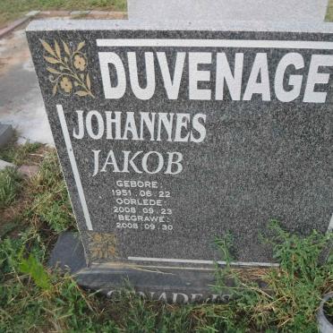 DUVENAGE Johannes Jakob 1951-2008