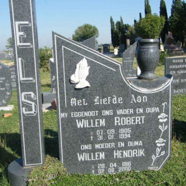 ELS Willem Robert 1905-1994 &amp; Willem Hendrik 1916-2000