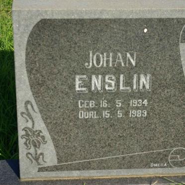 ENSLIN Johan 1934-1989