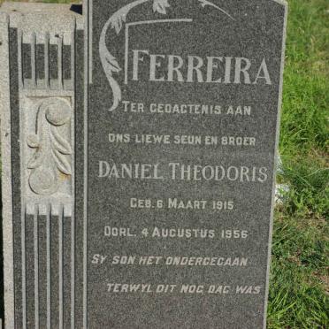 FERREIRA Daniel Theodoris 1915-1956