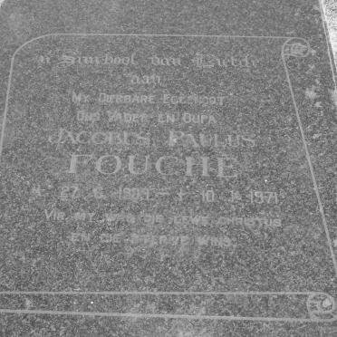 FOUCHE Jacobus Paulus 1909-1971