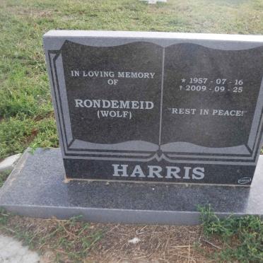 HARRIS Rondemeid nee WOLF 1957-2009