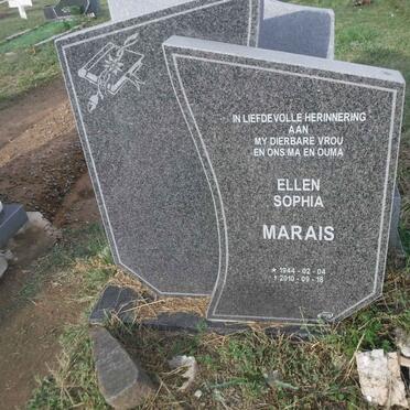 MARAIS Ellen Sophia 1944-2010