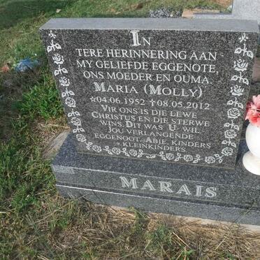 MARAIS Maria 1952-2012