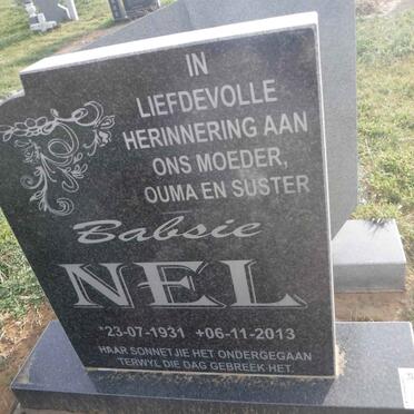 NEL Babsie 1931-2013