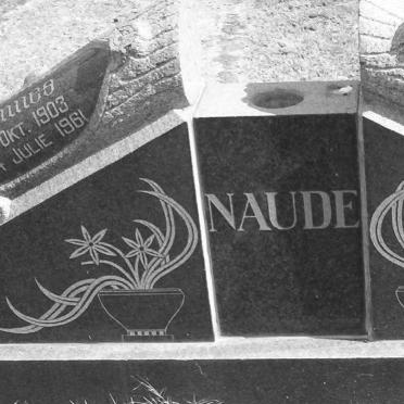NAUDE Johannes 1903-1961 &amp; ? VAN RENSBURG 1904-1980