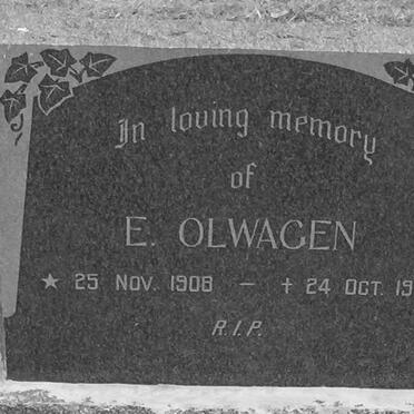 OLWAGEN E. 1908-1965