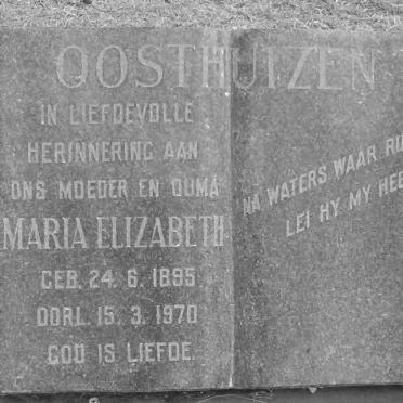 OOSTHUIZEN Maria Elizabeth 1895-1970