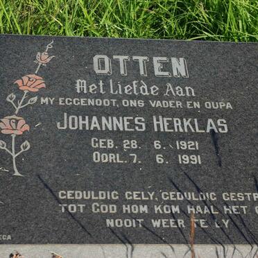 OTTEN Johannes Herklas 1921-1991