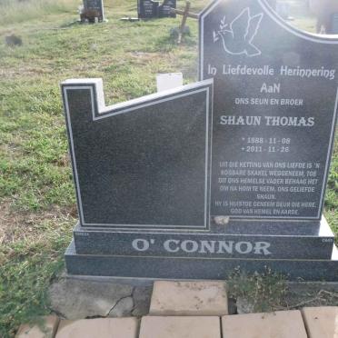 O'CONNOR Shaun Thomas 1988-2011