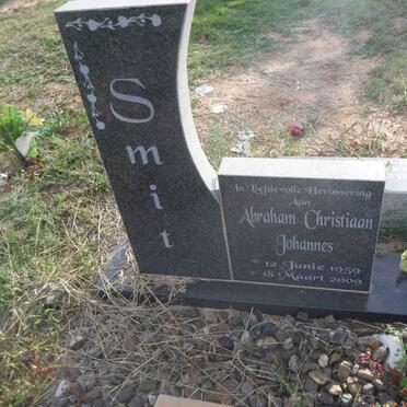 SMIT Abraham Christiaan Johannes 1959-2009