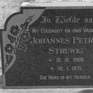 STRUWIG Johannes Petrus 1906-1971