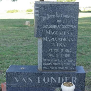 TONDER Magdalena Maria Adriana, van 1950-1961