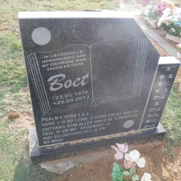 THEUNISSEN Boet 1936-2013
