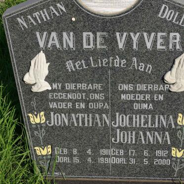 VYVER Jonathan, van de 1911-1991 &amp; Jochelina Johanna 1912-2000