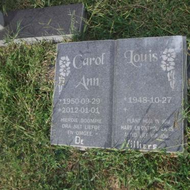 VILLIERS Louis, de 1948- &amp; Carol Ann 1950-2012