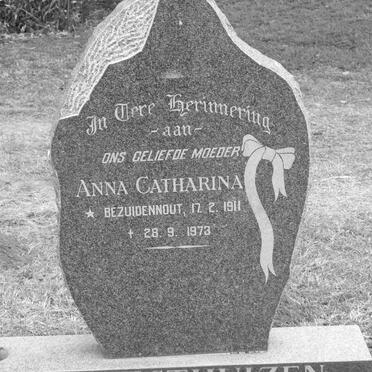 WESTHUIZEN Anna Catharina, v.d. nee BEZUIDENHOUT 1911-1973