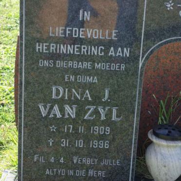 ZYL Dina J., van 1909-1996